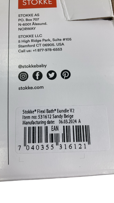 Shop Stokke Flexi Bath Bundle Pack, Regular, Sandy Beige at Goodbuygears