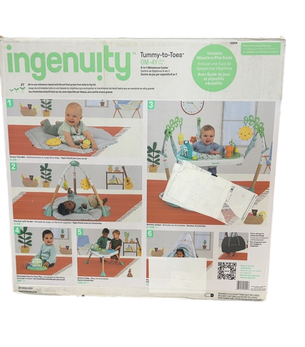 Shop Ingenuity Tummy-to-Toes Play Gym, 6-in-1 Milestone Center at Goodbuygears