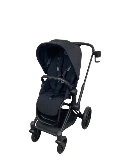 Shop Cybex PRIAM Stroller, 2021, Deep Black, Matte Black at Goodbuygears