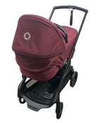 Shop Bugaboo Dragonfly Bassinet and Seat Stroller, Dark Cherry, Dark Cherry, Black, 2024 at Goodbuygears