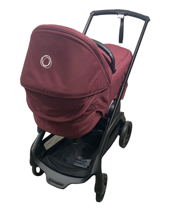 Shop Bugaboo Dragonfly Bassinet and Seat Stroller, Dark Cherry, Dark Cherry, Black, 2024 at Goodbuygears