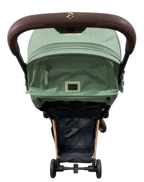 Shop Cybex Coya Stroller, 2023, Leaf Green, Rose Gold at Goodbuygears