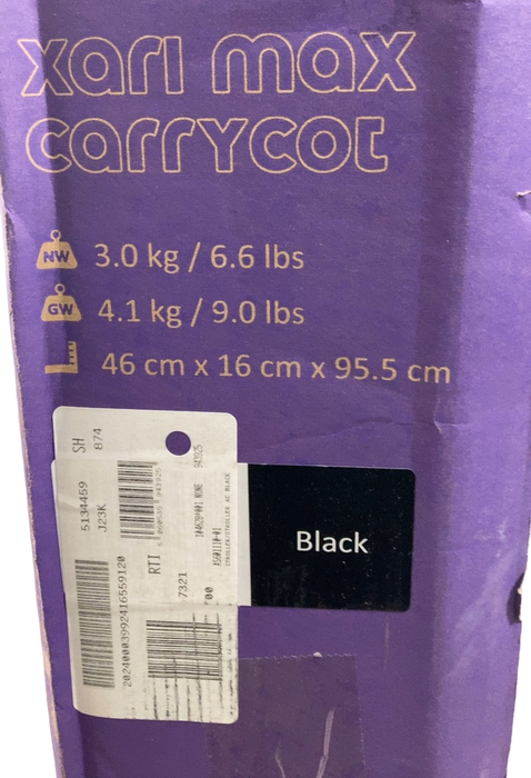 Shop Mima Carrycot Xari Max, Black at Goodbuygears