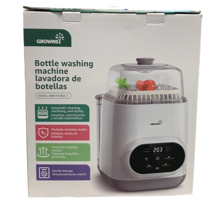 Shop Grownsy EaseClean Bottle Washer Pro, White at Goodbuygears