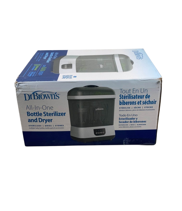 Shop Dr. Brown's Bottle Sterilizer and Dryer, Black/white at Goodbuygears