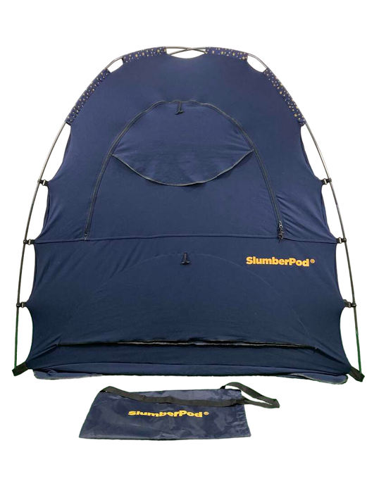 Shop SlumberPod 3.0 Sleep Canopy, Navy with Golden Night Sky Accents at Goodbuygears