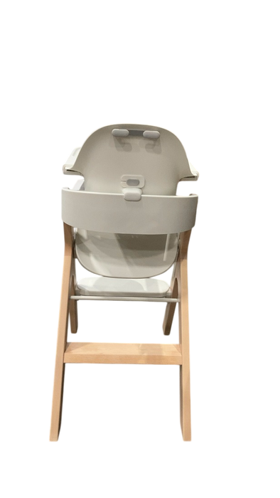 Shop Mockingbird High Chair, 2.0, Natural Beech, White at Goodbuygears