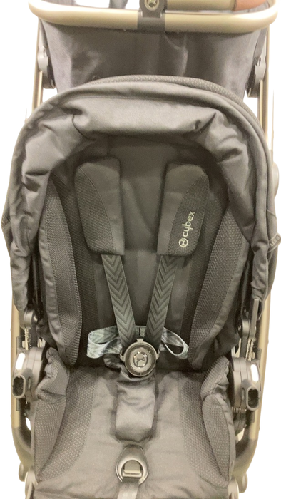Shop Cybex Gazelle S Modular Stroller, 2023, Moon Black, Taupe Frame at Goodbuygears