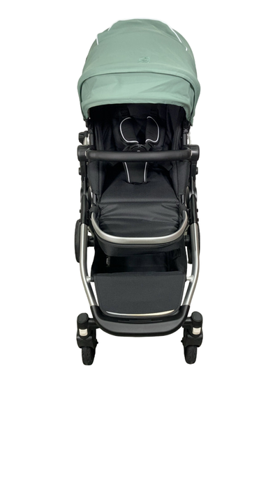 Shop Mockingbird Single to Double 2.0 Stroller, Sage, Watercolor Drops, Silver With Black Leather, 2024 at Goodbuygears