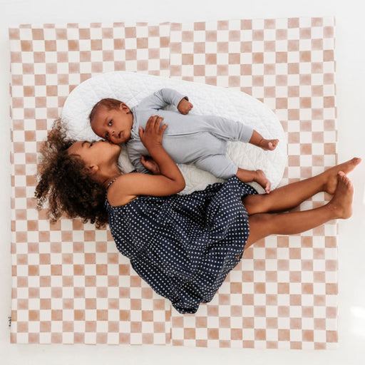 Shop Toki Kids Checker Toffee Vegan Leather Mat at Goodbuygears