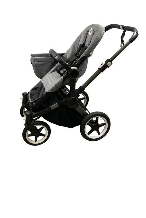 Shop Bugaboo Donkey 5 Stroller Mono, without Canopy, Grey Melange, Graphite, 2021 at Goodbuygears