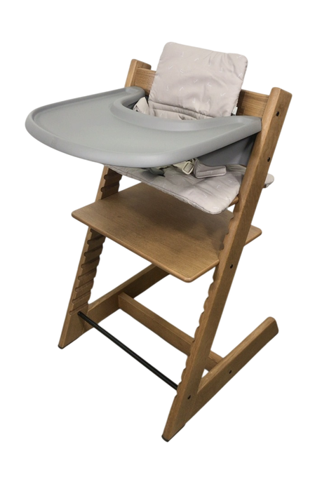 Shop Stokke Tripp Trapp Complete High Chair, 2, Icon Grey, Oak Brown at Goodbuygears