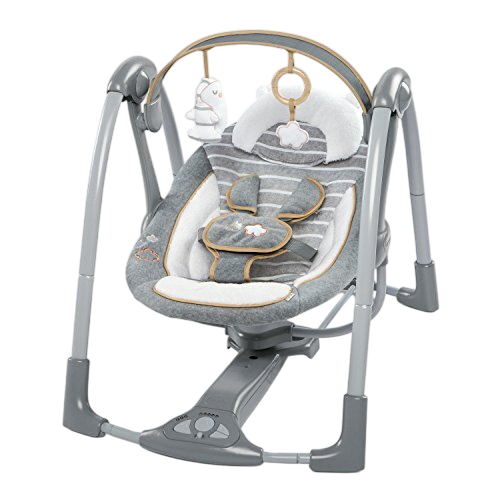 Shop Ingenuity Swing 'n Go Portable Swing, Bella Teddy at Goodbuygears