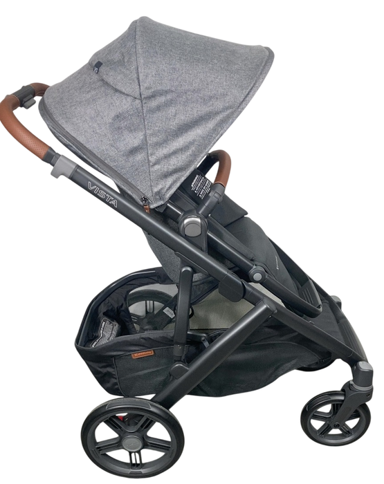 Shop UPPAbaby Vista V3 Stroller, 2024, Greyson (Charcoal Melange) at Goodbuygears