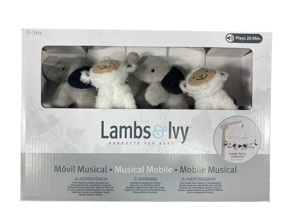 Shop Lambs & Ivy Musical Crib Mobile, Jungle Party at Goodbuygears