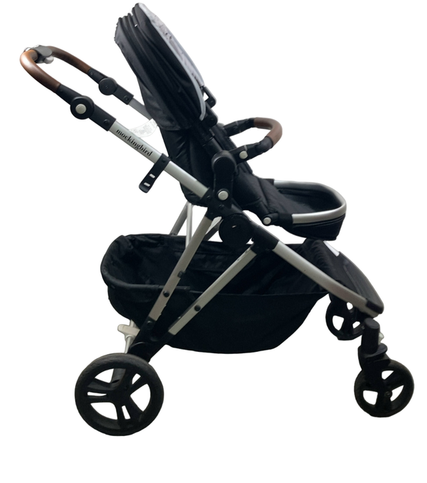 Shop Mockingbird Single to Double Stroller, 2021, Black, Silver With Penny Leather, Watercolor Drops at Goodbuygears