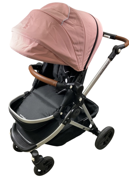 Shop Mockingbird Single 2.0 Stroller, 2024, Bloom, Silver With Penny Leather, Windowpane at Goodbuygears