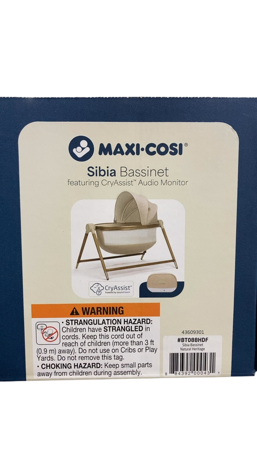 Shop Maxi-Cosi Sibia Bassinet Kindred Collection, Natural Heritage at Goodbuygears