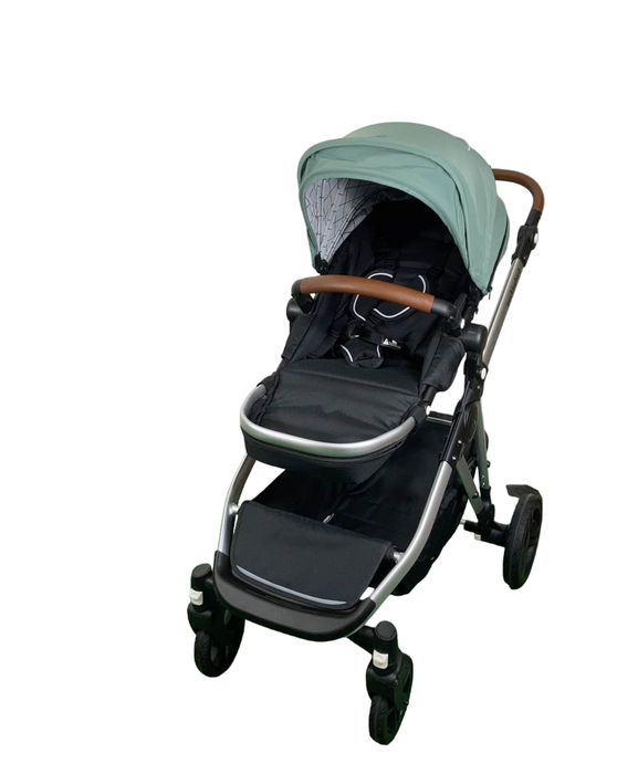 Shop Mockingbird Single to Double 2.0 Stroller, Sage, Windowpane, Silver With Penny Leather, 2024 at Goodbuygears