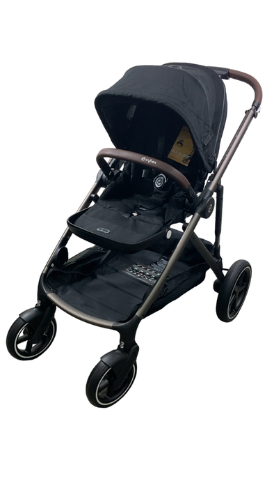 Shop Cybex Gazelle S Modular Stroller, 2024, Moon Black, Taupe Frame at Goodbuygears