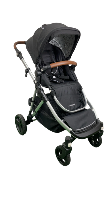 Shop Mockingbird Single to Double 2.0 Stroller, 2024, Black, Silver With Penny Leather, Windowpane at Goodbuygears
