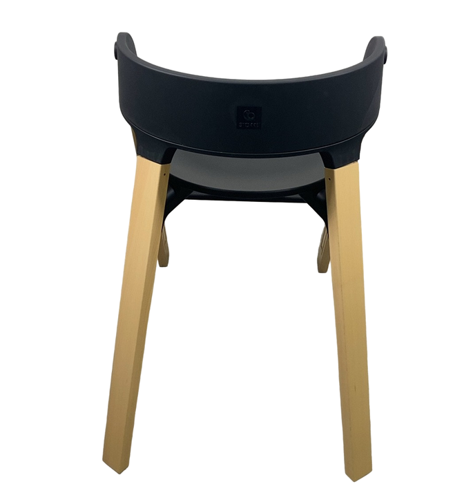 Shop Stokke Steps Chair, Black/Natural at Goodbuygears