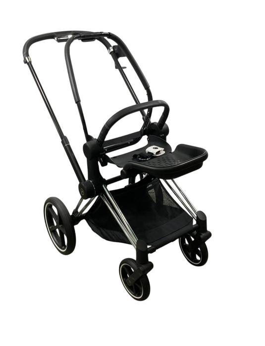 Shop Cybex PRIAM Stroller Frame And Seat, Chrome/Black, 2024 at Goodbuygears