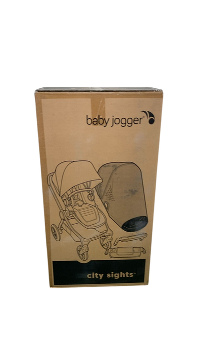 Shop Baby Jogger City Sights Eco Collection Stroller All In One Bundle, 2022, Frosted Ivory at Goodbuygears