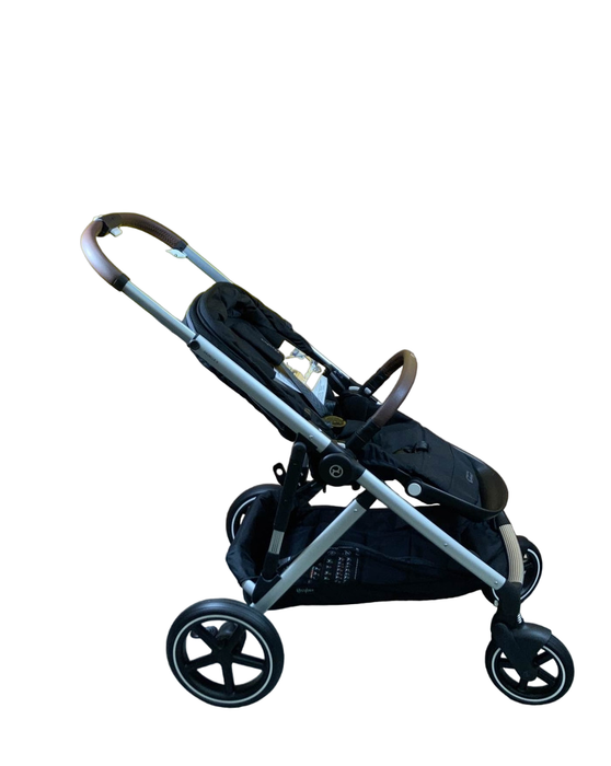 Shop Cybex Gazelle S Modular Stroller, 2023, Moon Black, Silver Frame at Goodbuygears