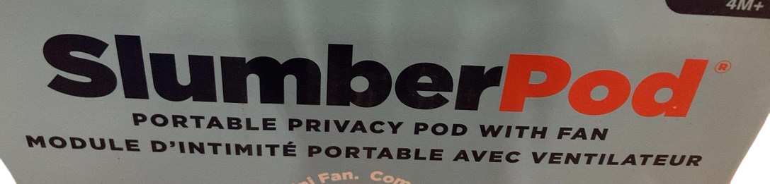 Shop SlumberPod 2.0 Sleep Canopy with Fan, Black with Gray at Goodbuygears