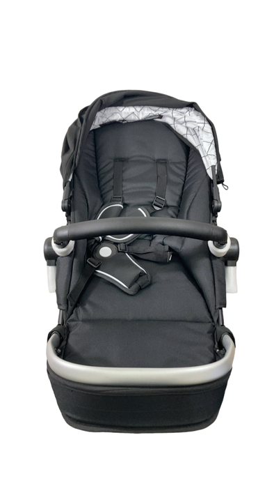 Shop Mockingbird 2nd Seat Kit 2.0, Black, Silver With Black Leather, Windowpane at Goodbuygears