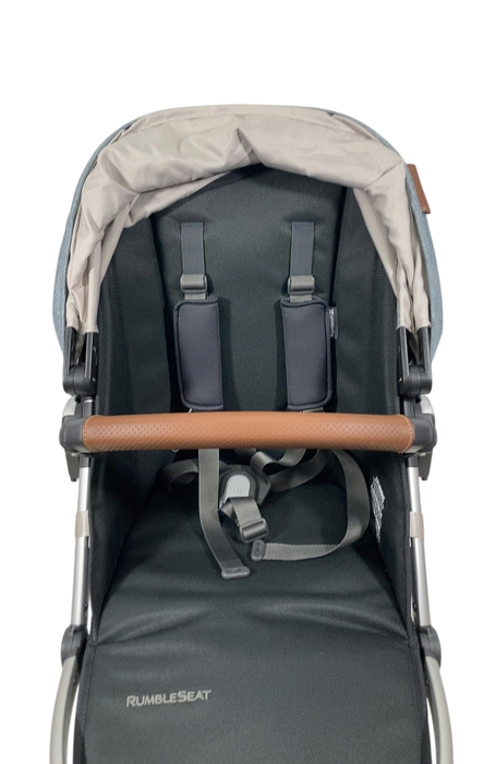 Shop UPPAbaby Rumbleseat V2+, Gregory (Blue Melange) at Goodbuygears