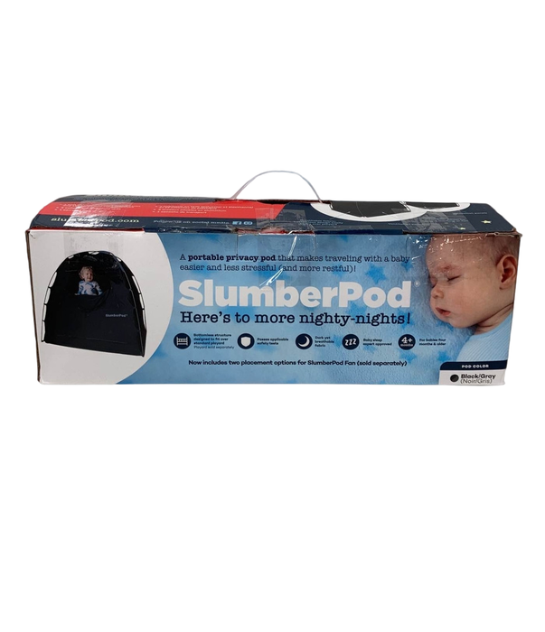 Shop SlumberPod 3.0 Sleep Canopy, Black with Gray Accents at Goodbuygears