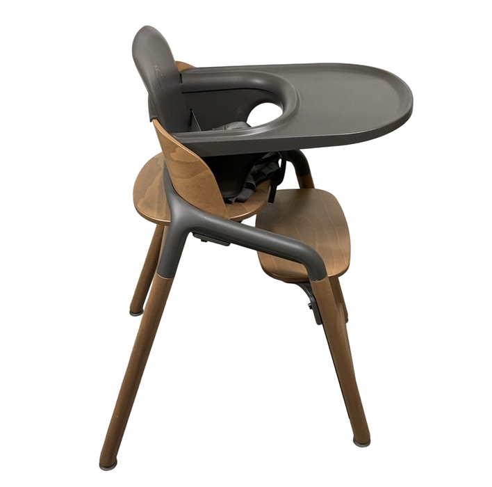 Shop Bugaboo Giraffe High Chair, w/ Grey Baby Set, Warm Wood/Grey at Goodbuygears