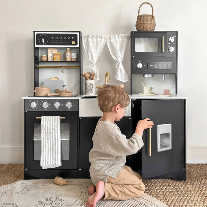 Shop Tiny Land Iconic Kitchen, Black at Goodbuygears