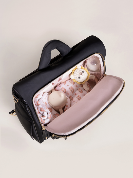 Shop JuJuBe Satchel Diaper Bag, Black at Goodbuygears