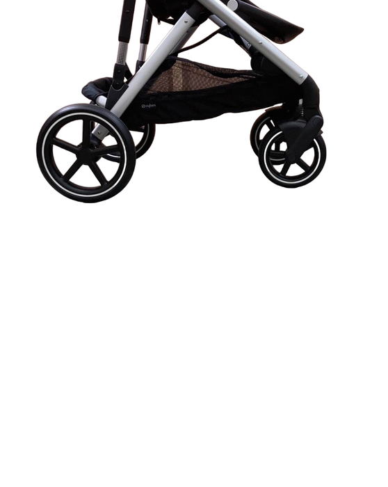 Shop Cybex Gazelle S Modular Stroller, 2023, Moon Black, Silver Frame at Goodbuygears