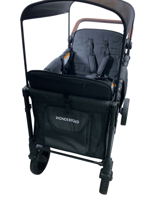 Shop Wonderfold W4 Luxe Quad Stroller Wagon, 2024, Volcanic Black at Goodbuygears
