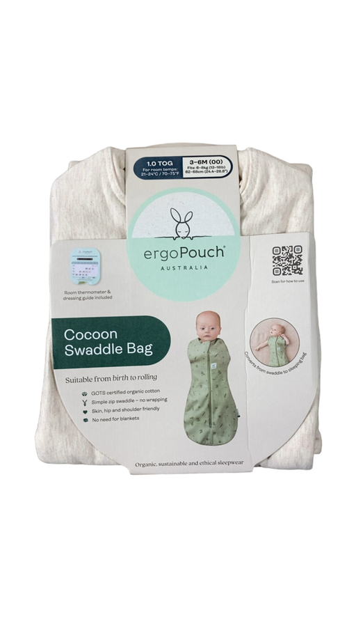 Shop ErgoPouch Cocoon Swaddle Bag, 3-6m, 1.0 TOG, Oatmeal Marle at Goodbuygears