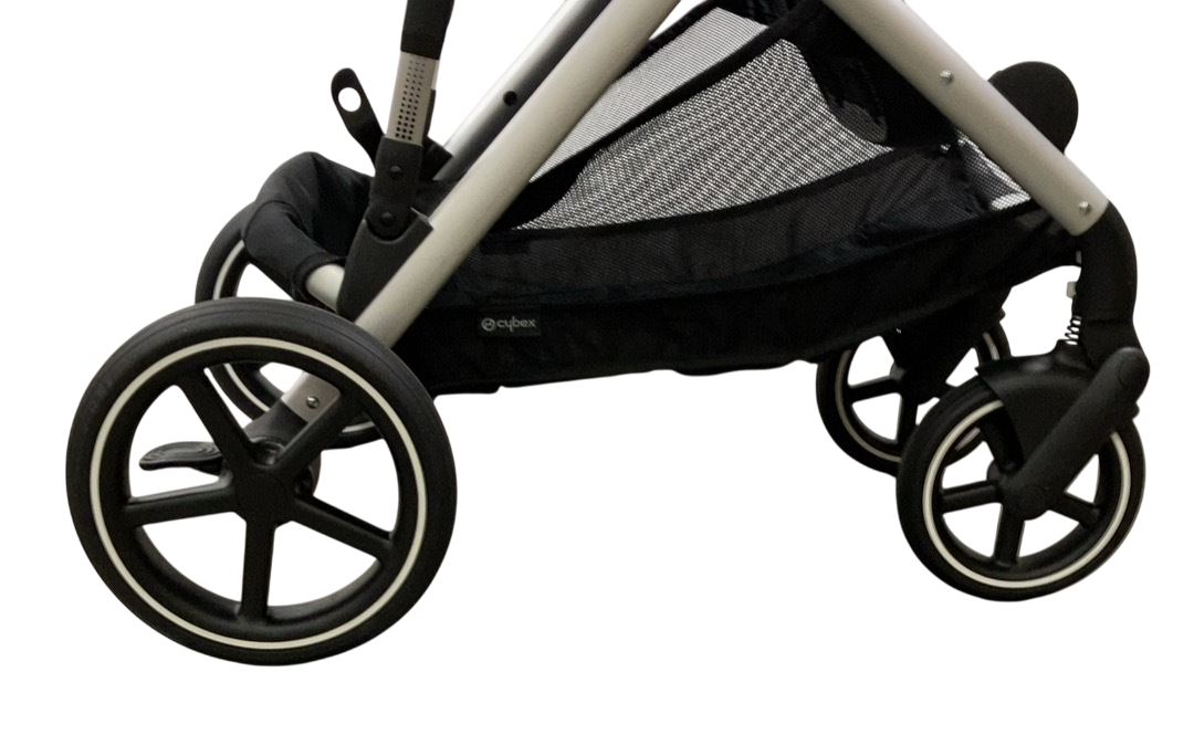 Shop Cybex Gazelle S Modular Stroller, 2023, Moon Black, Silver Frame at Goodbuygears
