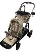 Shop Cybex e-Gazelle S Stroller, 2024, Almond Beige, Black at Goodbuygears