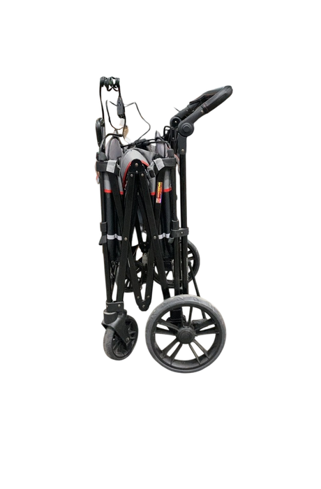 Shop Wonderfold X4 Push & Pull Quad Stroller, 2021, Black/Red/Grey at Goodbuygears