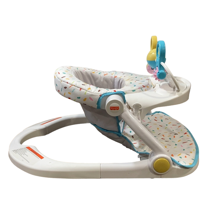 Shop Fisher Price Premium Sit-Me-Up Floor Seat with Toy Tray, Rainbow Sprinkles at Goodbuygears