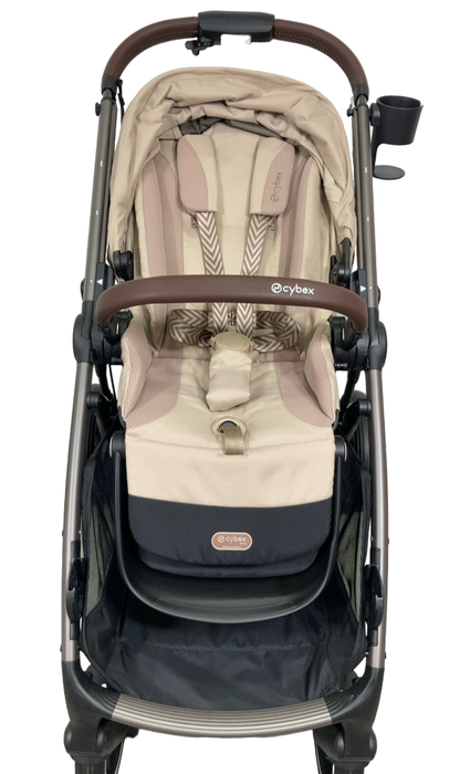 Shop Cybex e-Gazelle S Stroller, 2024, Almond Beige, Taupe at Goodbuygears