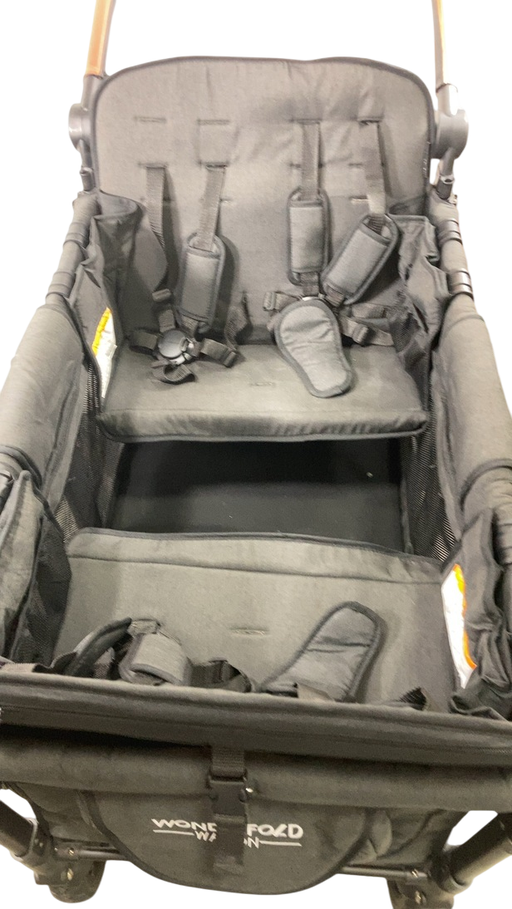 Shop Wonderfold W4 Luxe Quad Stroller Wagon, 2021, Volcanic Black at Goodbuygears