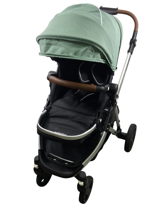Shop Mockingbird Single to Double 2.0 Stroller, 2024, Sage, Silver With Penny Leather, Watercolor Drops at Goodbuygears