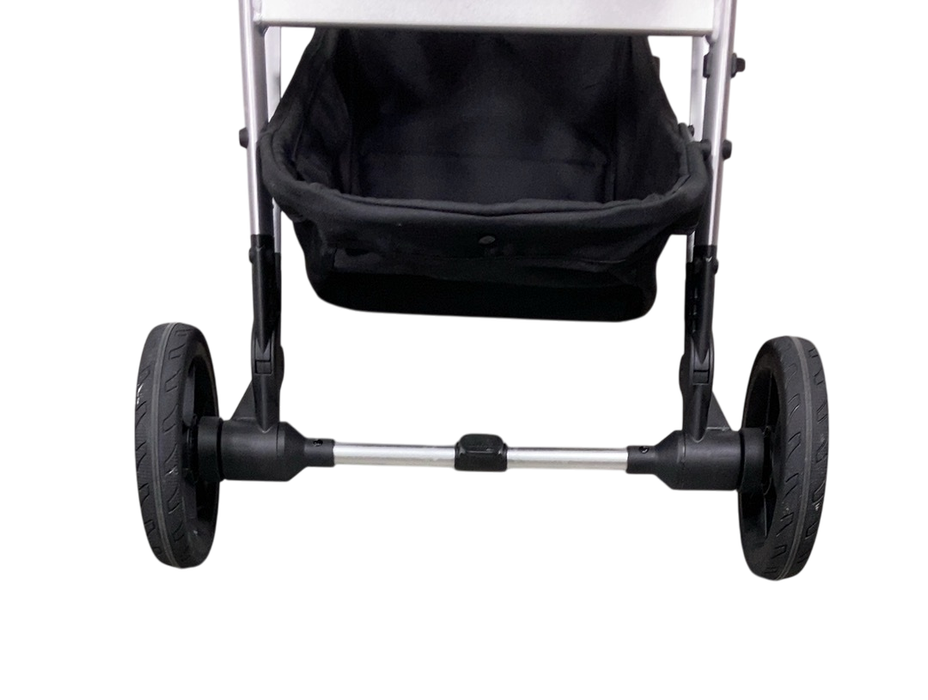 Shop Mockingbird Single to Double 2.0 Stroller, 2024, No Canopy, No Canopy, Silver With Penny Leather at Goodbuygears