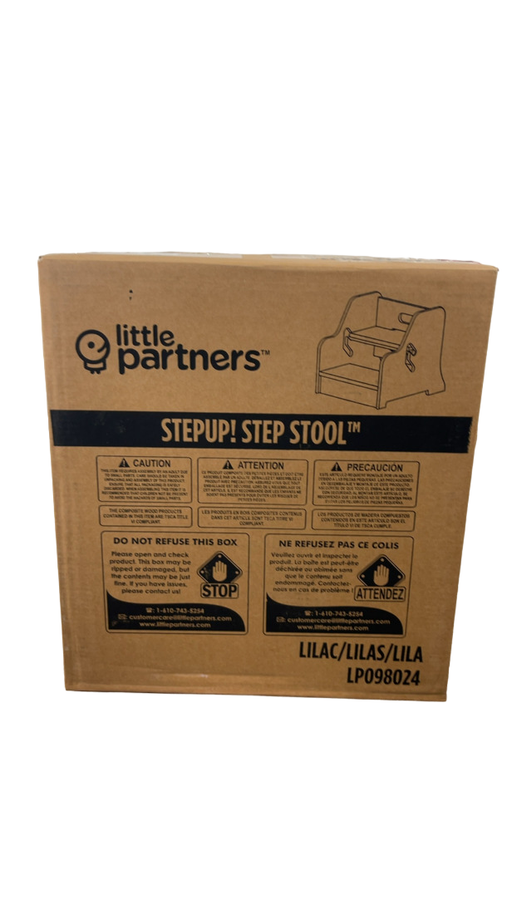 Shop Little Partners Toddler Step Up Stool, Lilac at Goodbuygears