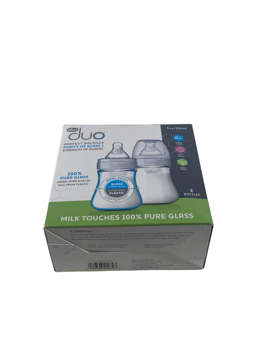 Shop Chicco Duo 5 Oz. 2-Pack Hybrid Baby Bottles, Clear at Goodbuygears