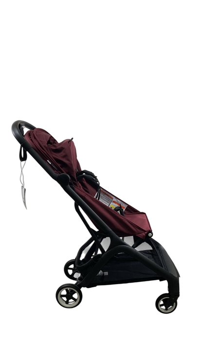 Shop Bugaboo Butterfly Stroller, 2024, Black, Dark Cherry, Dark Cherry at Goodbuygears